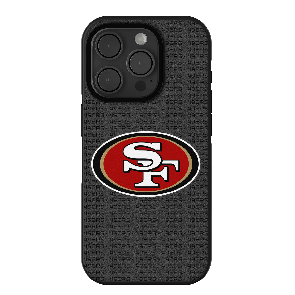 San Francisco 49ers Text Backdrop iPhone Bump Phone Case for Apple iPhone
