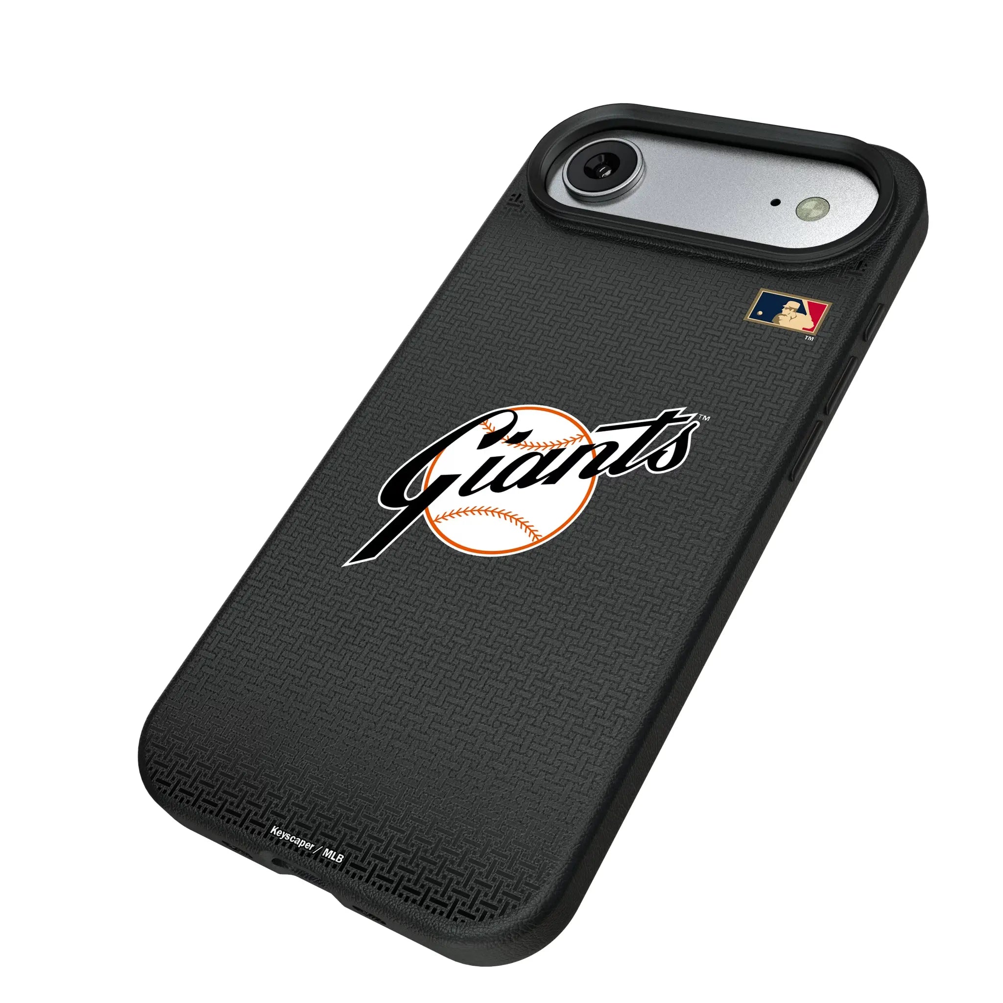 San Francisco Giants 1958-1967 - Cooperstown Collection Linen iPhone MagSafe Compatible Phone Case for Apple iPhone - Isometric View#Device_iPhone Air
