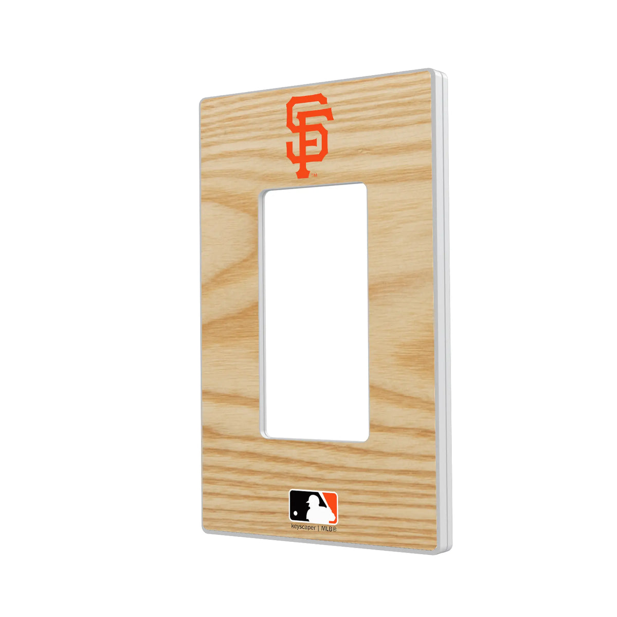 San Francisco Giants Baseball Bat Hidden-Screw Light Switch Plate#Style_Single Rocker