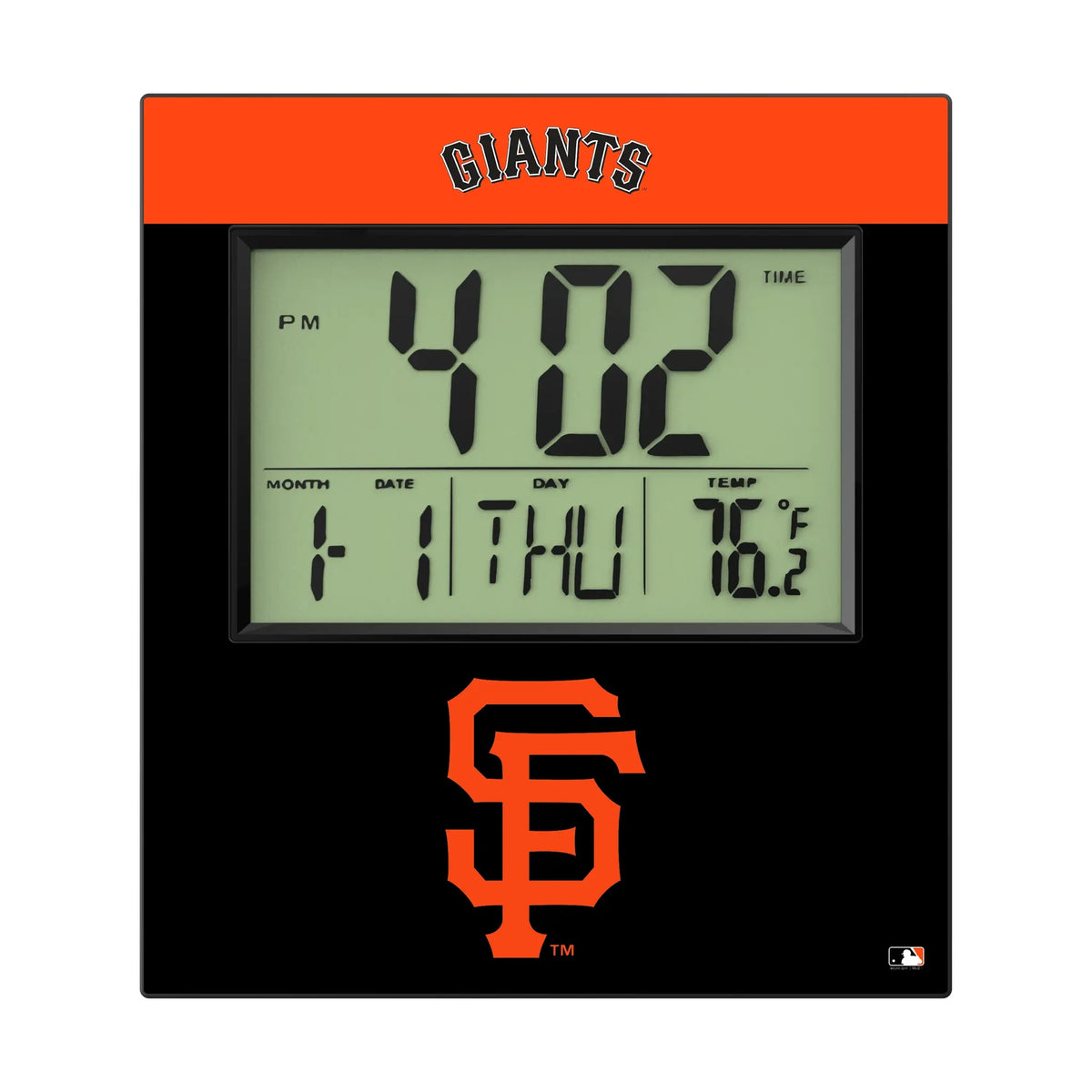 San Francisco Giants Color Block Wall Clock