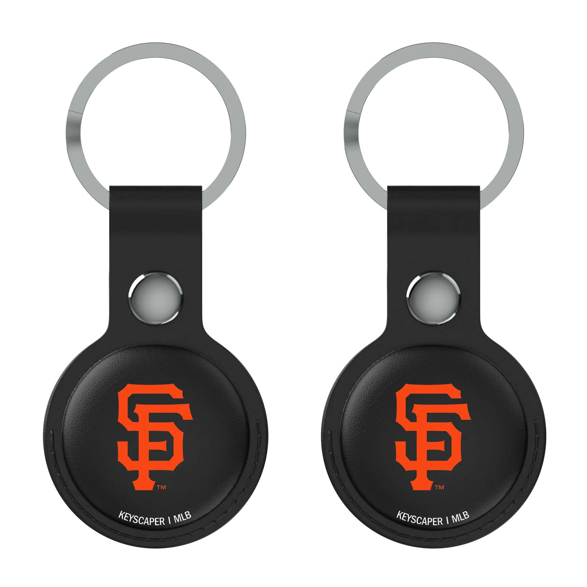 San Francisco Giants Insignia AirTag Black Airtag Holder 2-Pack