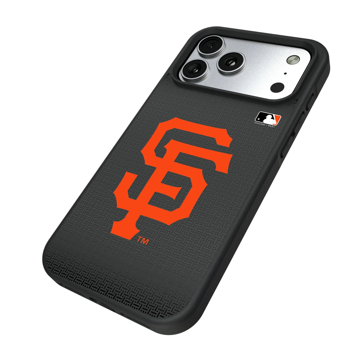 San Francisco Giants Linen iPhone Bump Phone Case for Apple iPhone - Isometric View#Device_iPhone 17 Pro Max