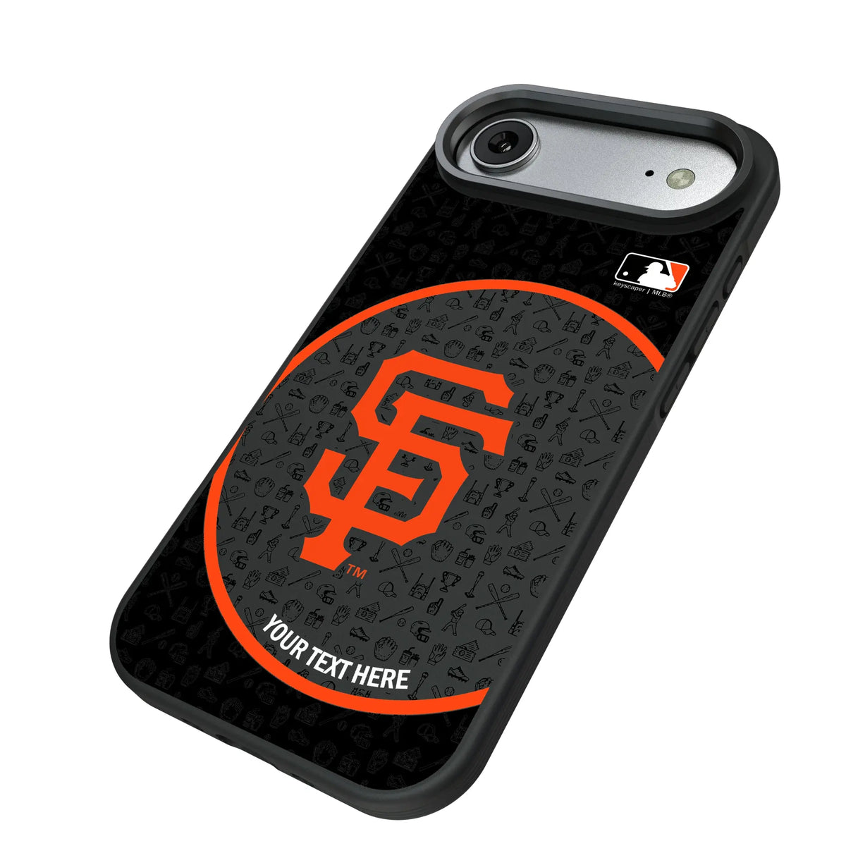 San Francisco Giants Personalized Circle iPhone Bump Phone Case for Apple iPhone - Isometric View#Device_iPhone Air