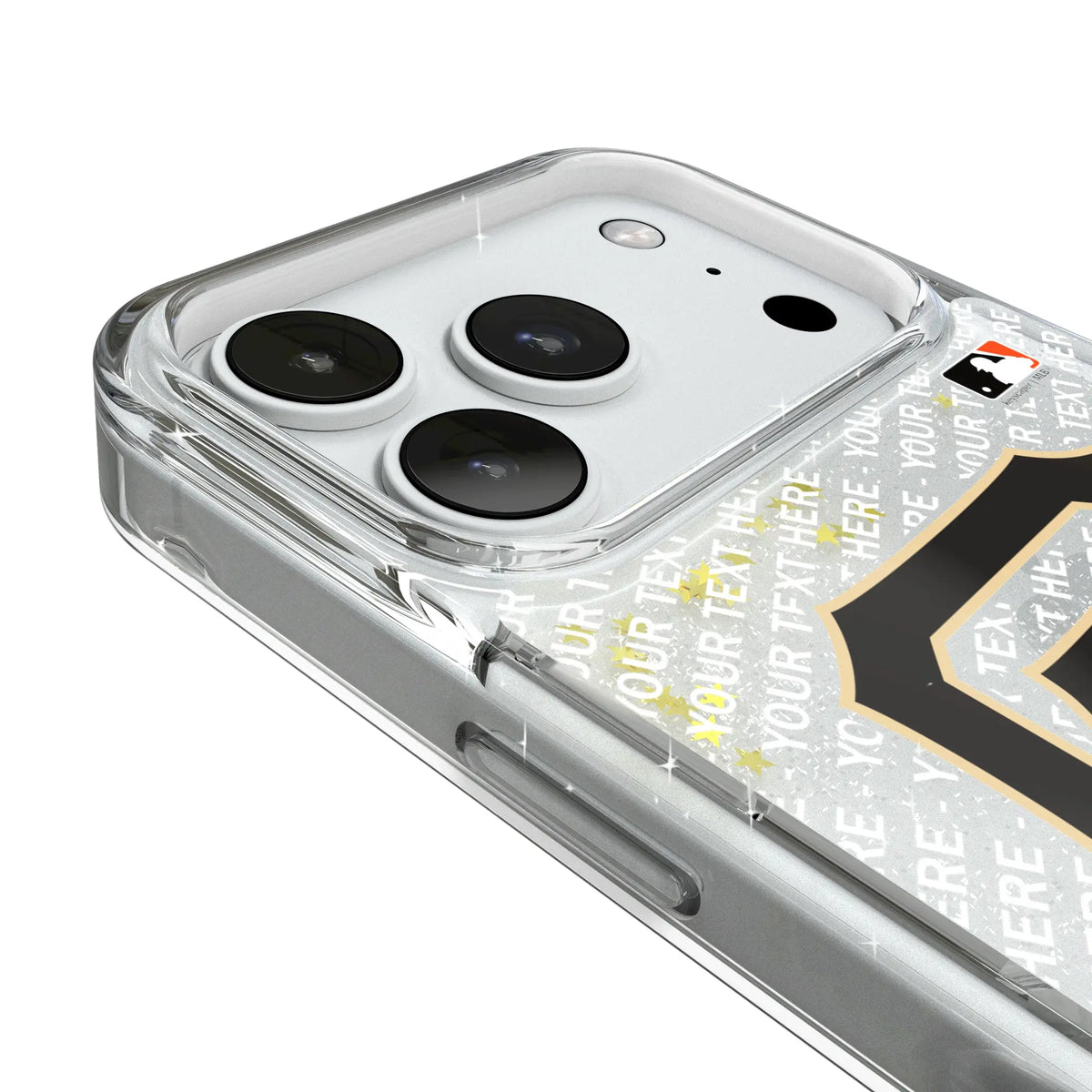 San Francisco Giants Personalized EndZone Plus iPhone Glitter Phone Case for Apple iPhone - Detail#Device_iPhone 18 Pro