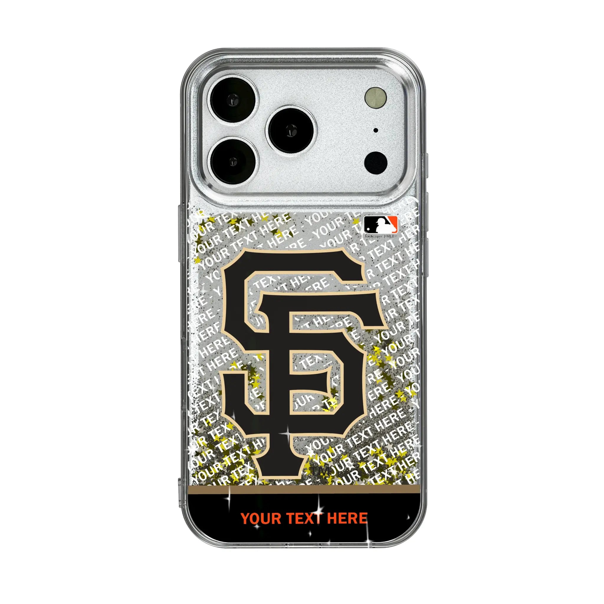 San Francisco Giants Personalized EndZone Plus iPhone Glitter Phone Case for Apple iPhone