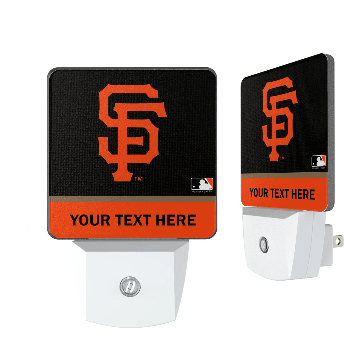 San Francisco Giants Personalized Endzone Solid Night Light 2-Pack