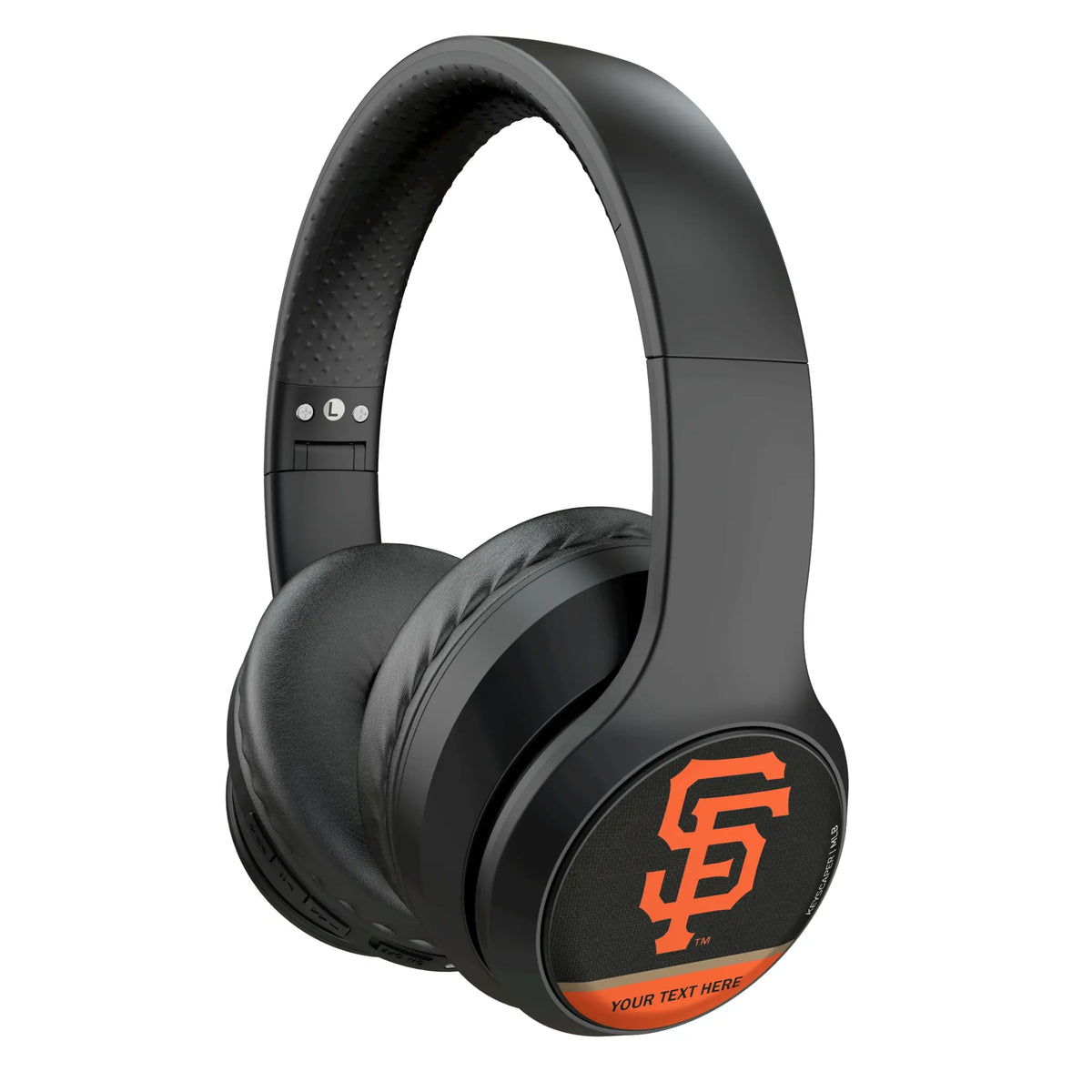 San Francisco Giants Personalized Endzone Solid Wireless Over-Ear Headphones With Case