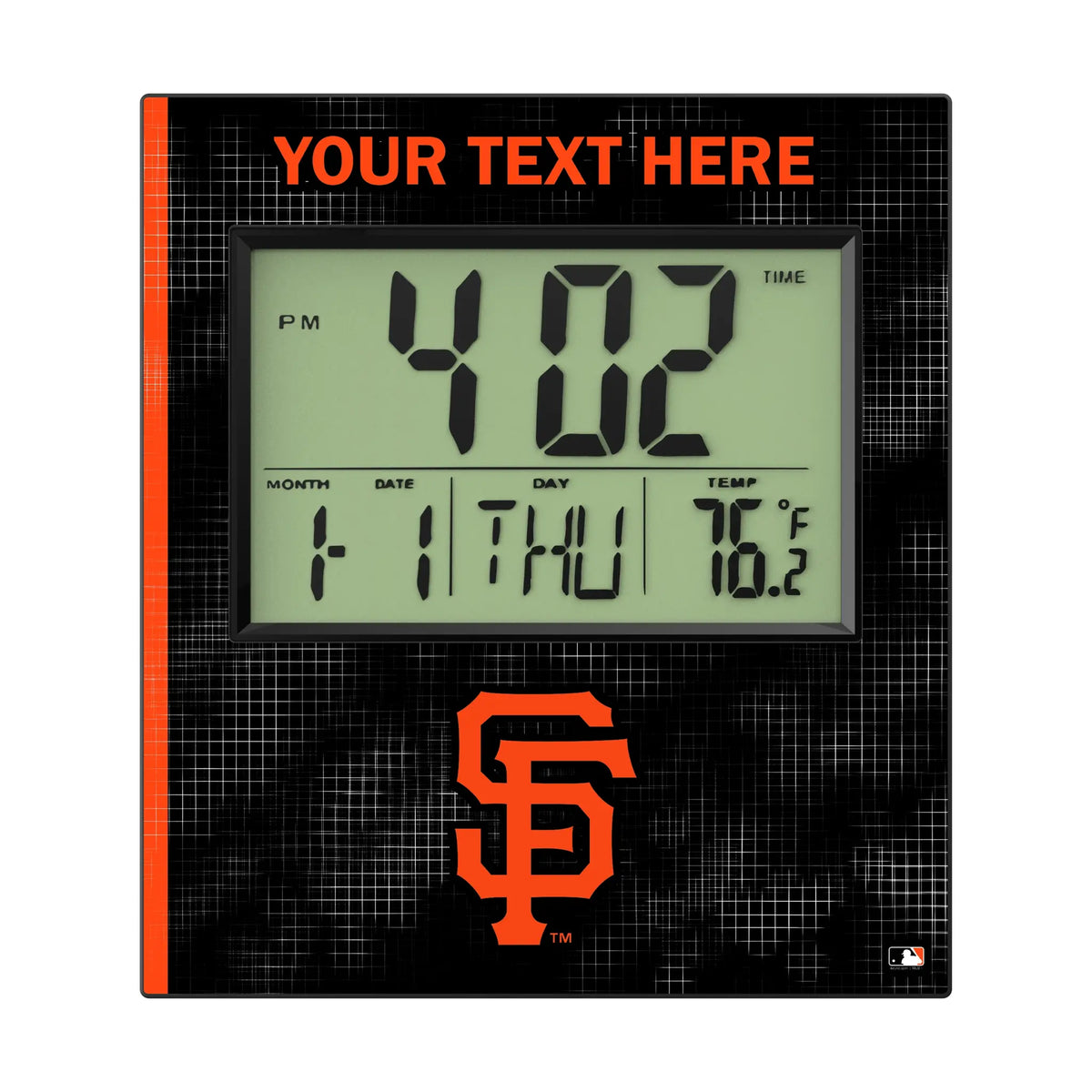 San Francisco Giants Personalized Hatch Wall Clock