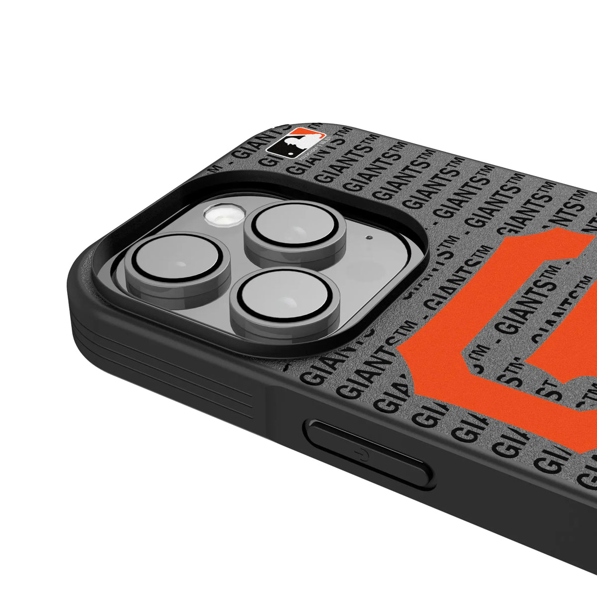 San Francisco Giants Text Backdrop iPhone Bump Phone Case for Apple iPhone - Detail