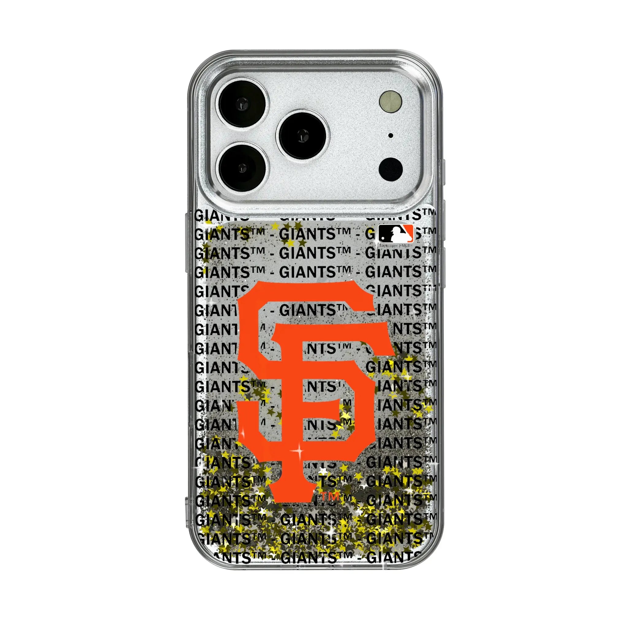 San Francisco Giants Text Backdrop iPhone Glitter Phone Case for Apple iPhone