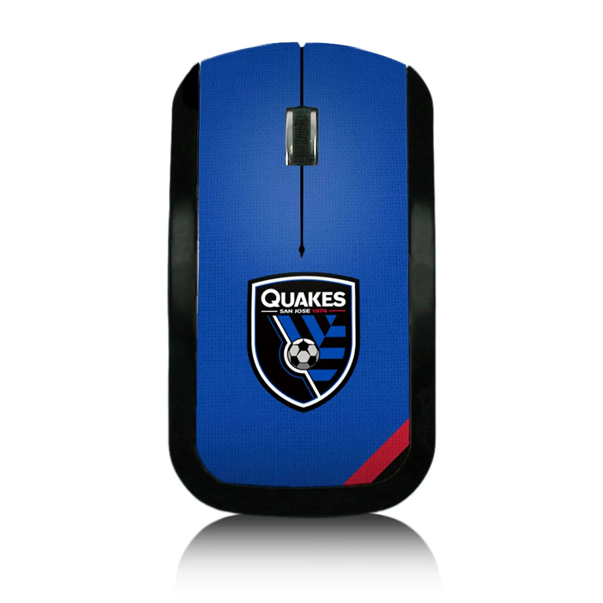 San Jose Earthquakes Diagonal Stripe Wireless Mouse
