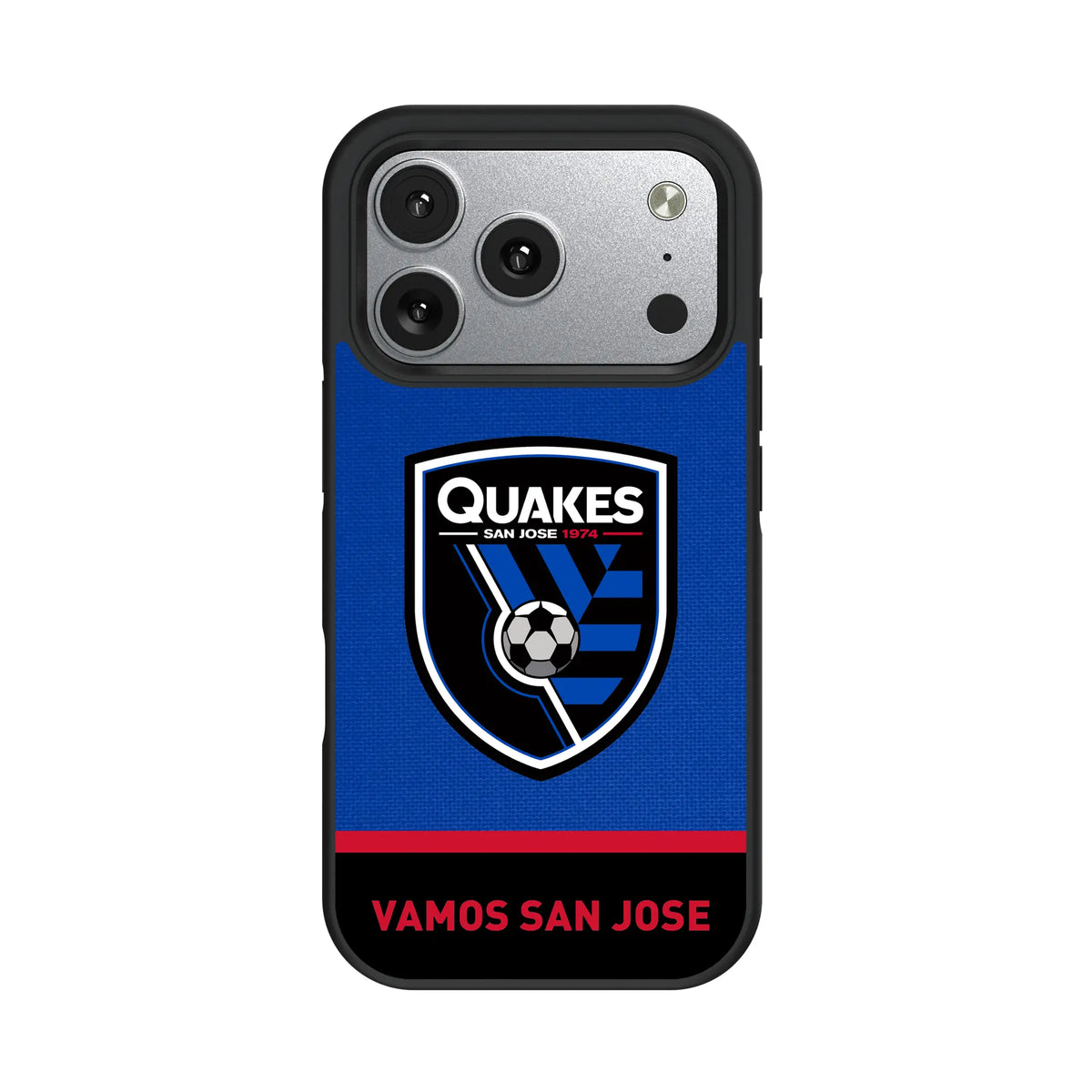 San Jose Earthquakes Endzone Solid iPhone Bump Phone Case for Apple iPhone#Device_iPhone 17 Pro
