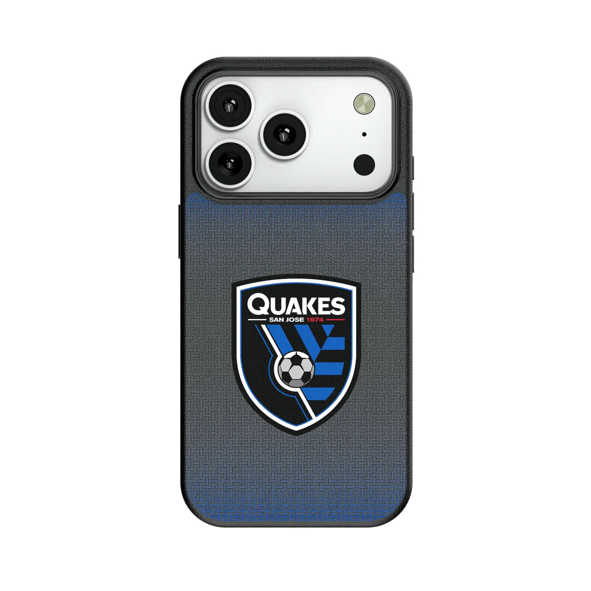 San Jose Earthquakes Linen MagSafe Compatible Phone Case for Apple iPhone