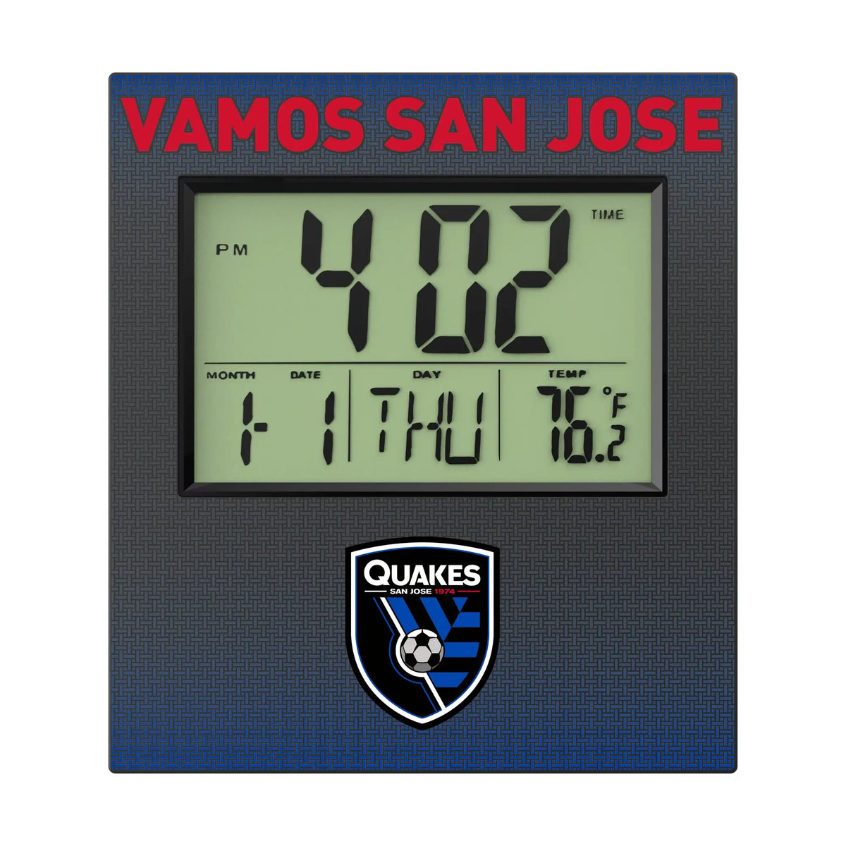 San Jose Earthquakes Linen Wall Clock