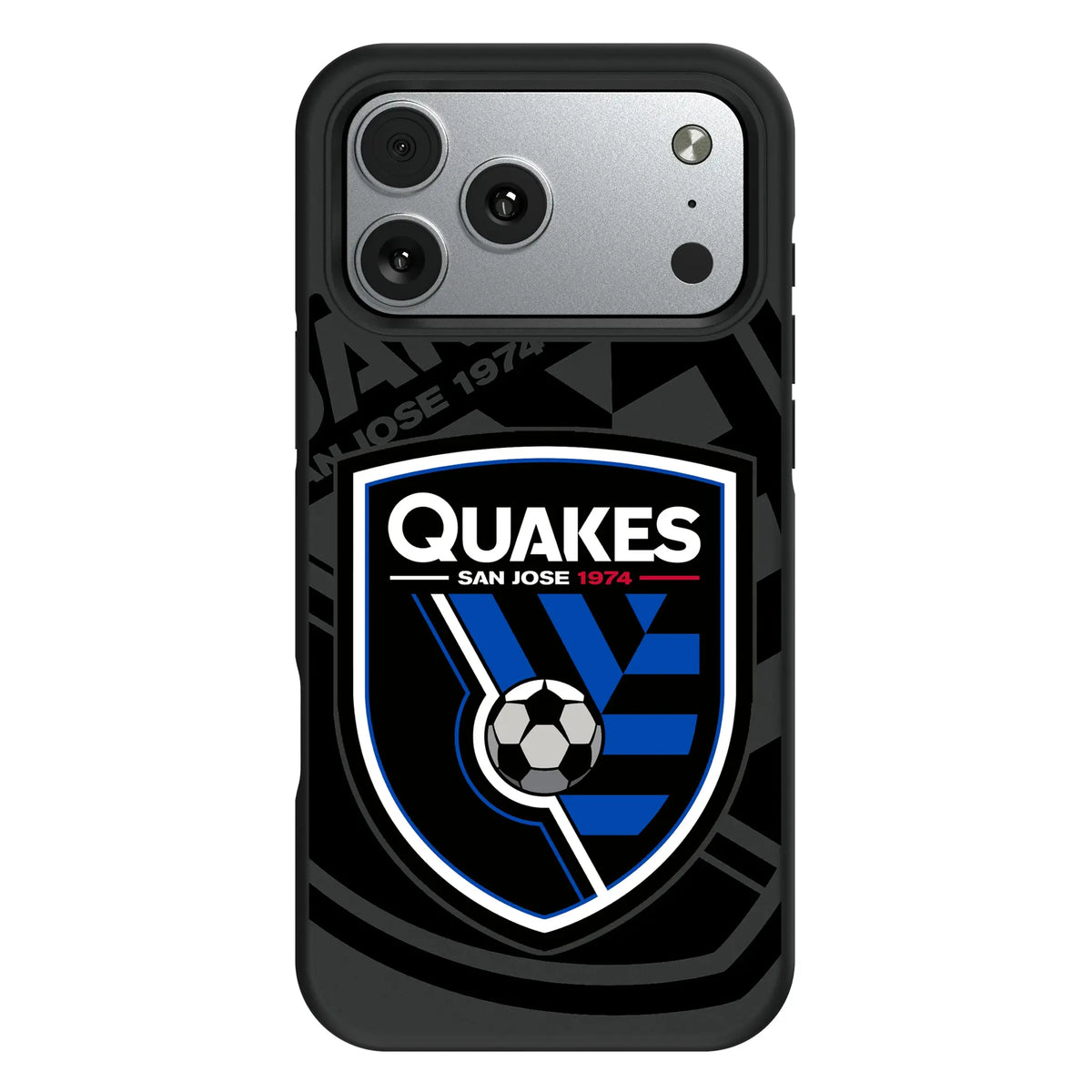 San Jose Earthquakes Monocolor Tilt iPhone Bump Phone Case for Apple iPhone#Device_iPhone 17 Pro Max