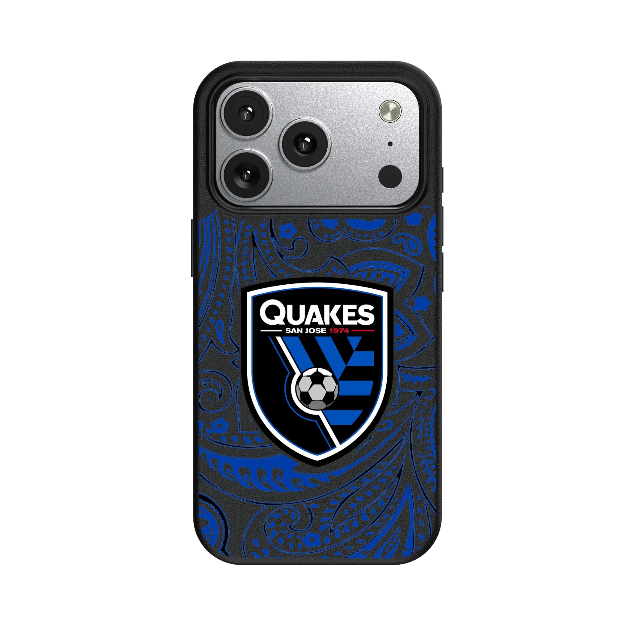 San Jose Earthquakes Paisley iPhone MagSafe Compatible Phone Case for Apple iPhone#Device_iPhone 17 Pro