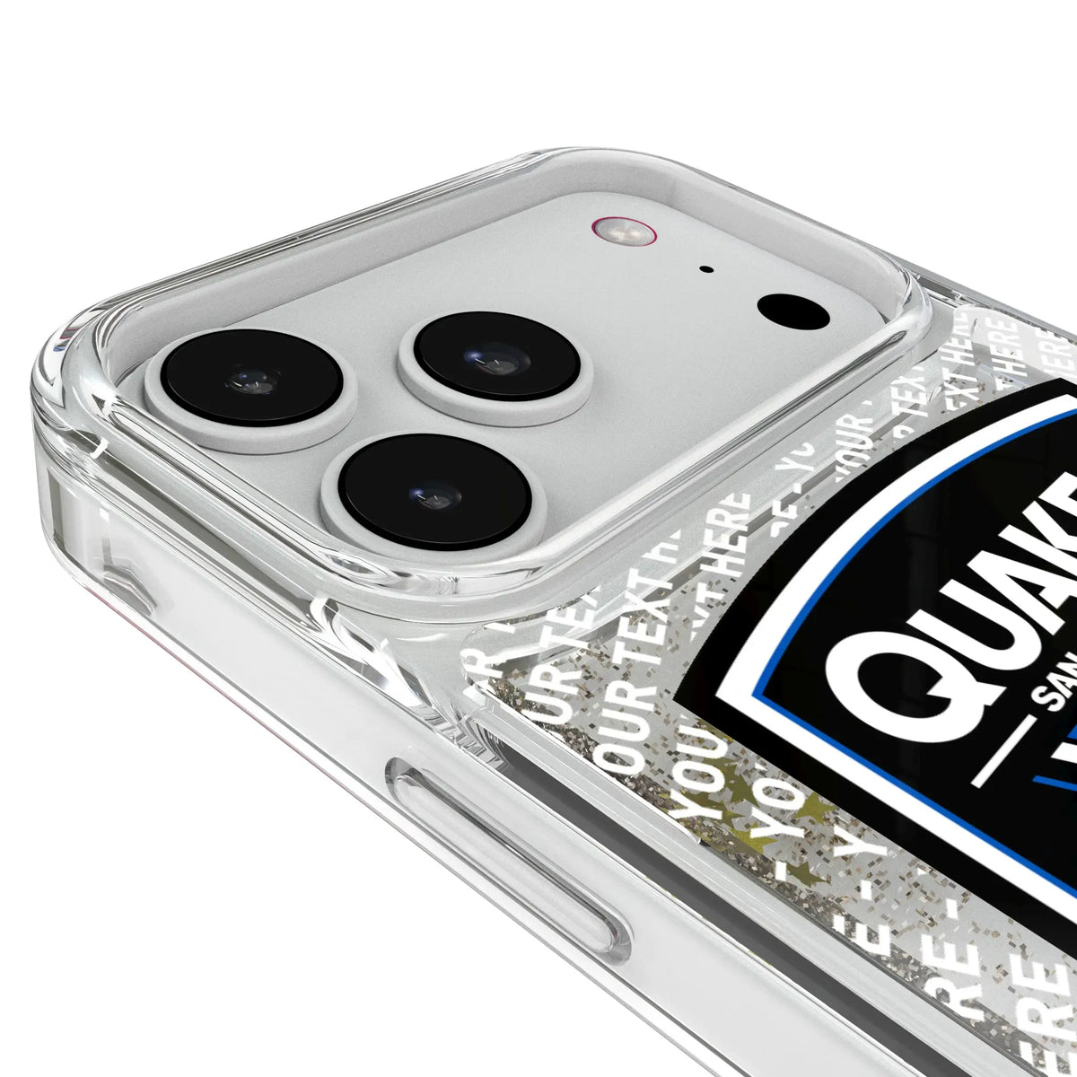 San Jose Earthquakes Personalized EndZone Plus iPhone Glitter Phone Case for Apple iPhone - Detail#Device_iPhone 18 Pro Max