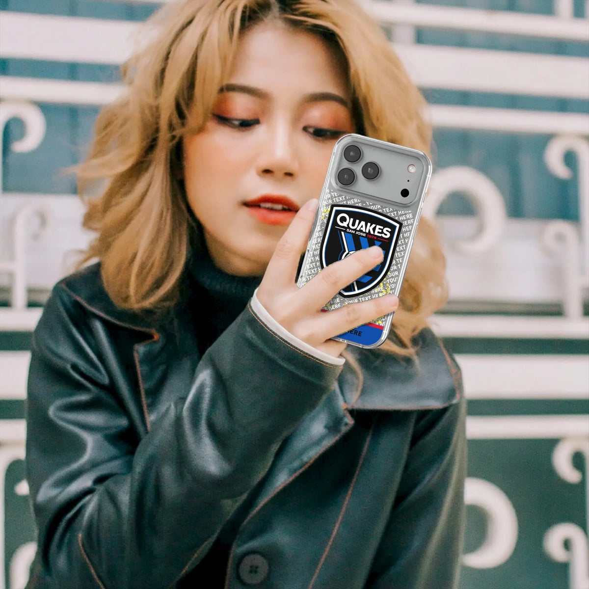 San Jose Earthquakes Personalized EndZone Plus iPhone Glitter Phone Case for Apple iPhone - Lifestyle#Device_iPhone 18 Pro Max