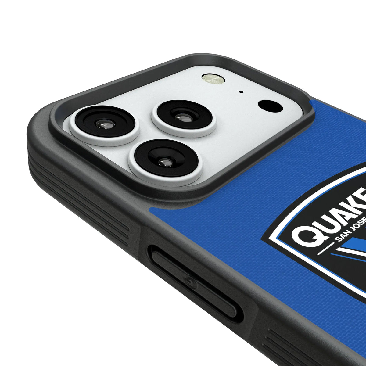San Jose Earthquakes Personalized Stripe iPhone Bump Phone Case for Apple iPhone - Detail#Device_iPhone 18 Pro