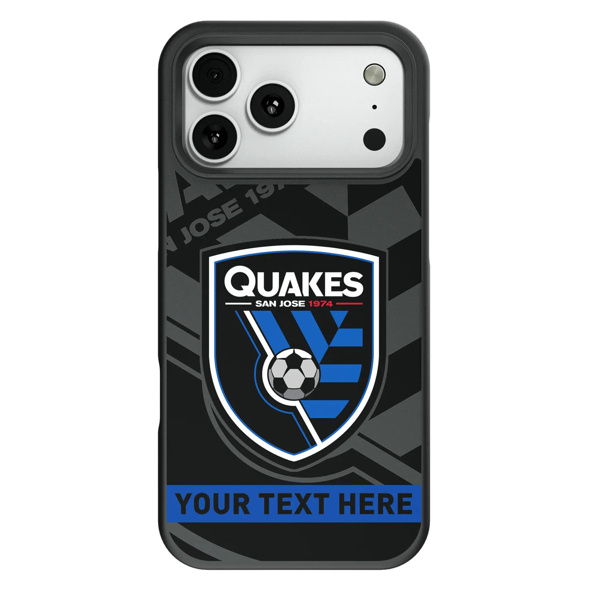 San Jose Earthquakes Personalized Tilt Bump Phone Case for Apple iPhone