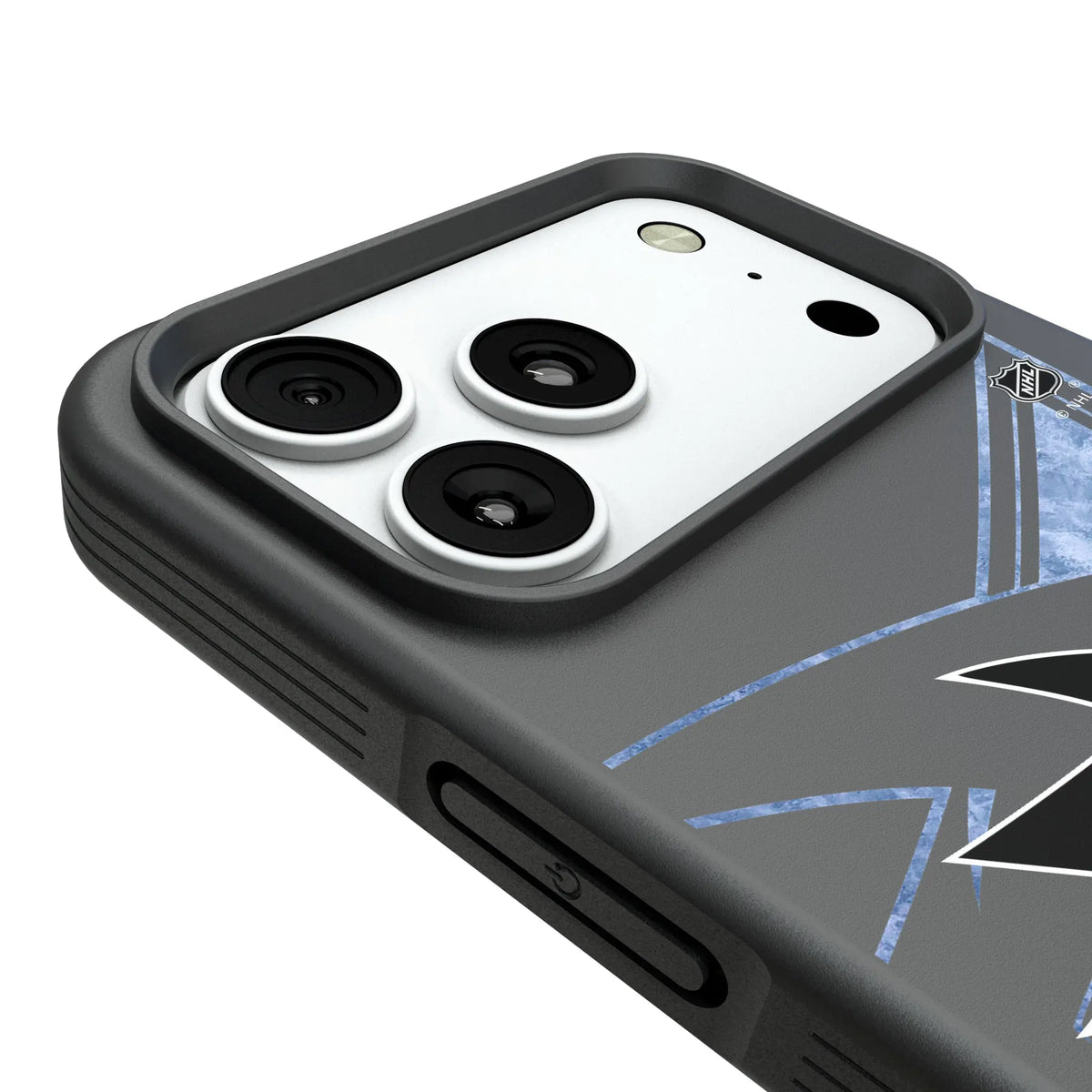 San Jose Sharks Ice Tilt iPhone Bump Phone Case for Apple iPhone - Detail#Device_iPhone 18 Pro Max
