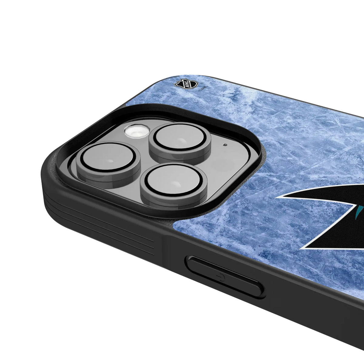 San Jose Sharks Ice Wordmark iPhone Bump Phone Case for Apple iPhone - Detail