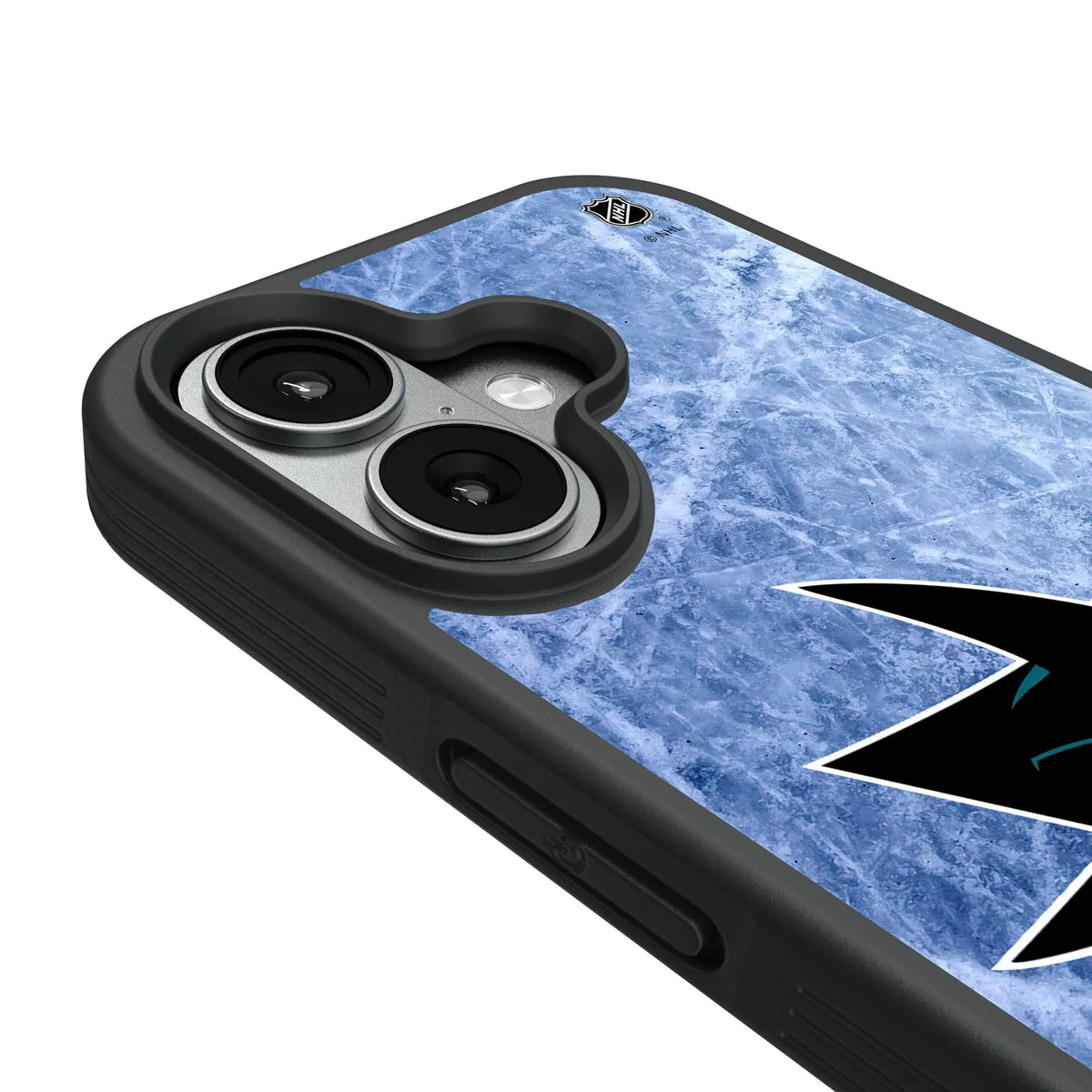 San Jose Sharks Ice Wordmark iPhone Bump Phone Case for Apple iPhone - Detail#Device_iPhone 17