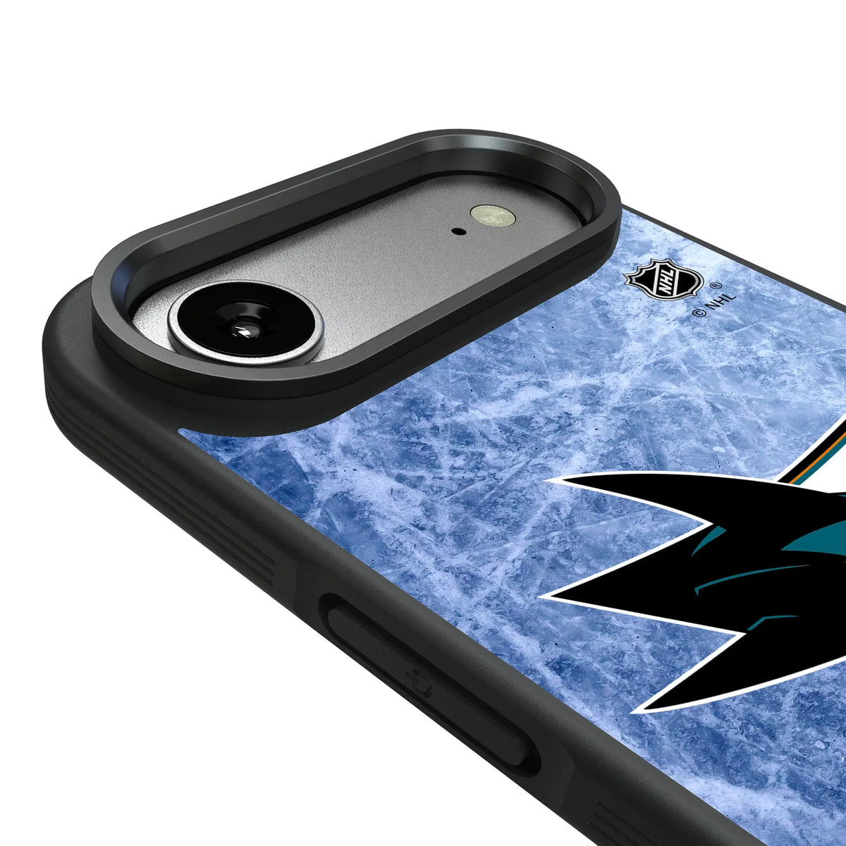San Jose Sharks Ice Wordmark iPhone Bump Phone Case for Apple iPhone - Detail#Device_iPhone Air