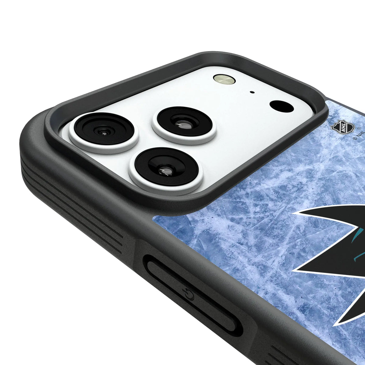 San Jose Sharks Ice Wordmark iPhone Bump Phone Case for Apple iPhone - Detail#Device_iPhone 18 Pro Max