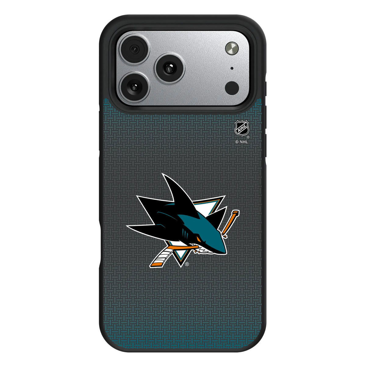 San Jose Sharks Linen iPhone Bump Phone Case for Apple iPhone#Device_iPhone 17 Pro Max