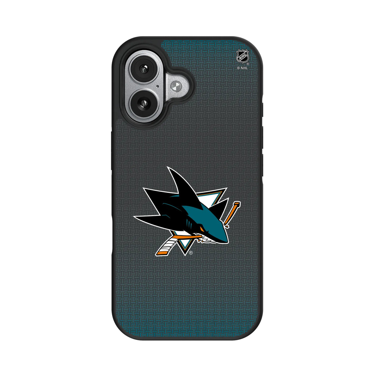 San Jose Sharks Linen iPhone Bump Phone Case for Apple iPhone#Device_iPhone 17