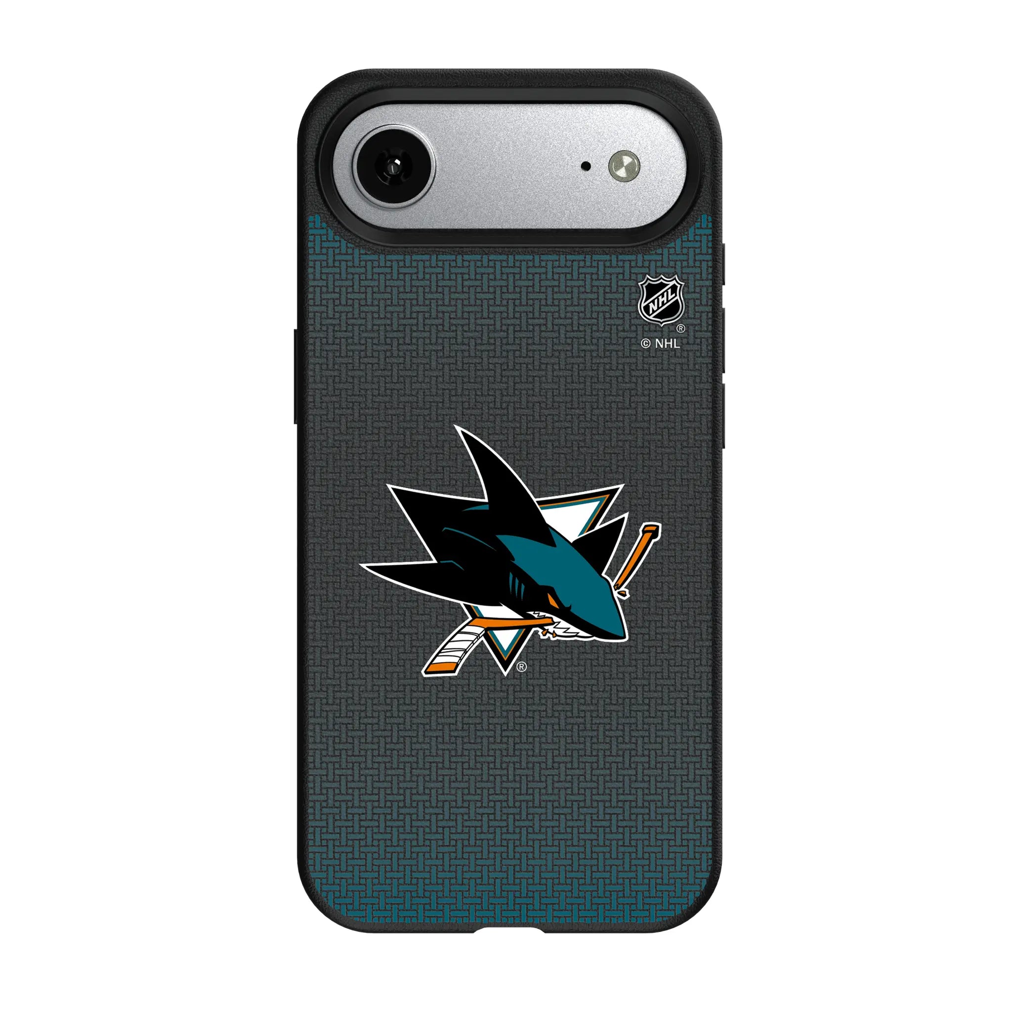 San Jose Sharks Linen iPhone MagSafe Compatible Phone Case for Apple iPhone#Device_iPhone Air