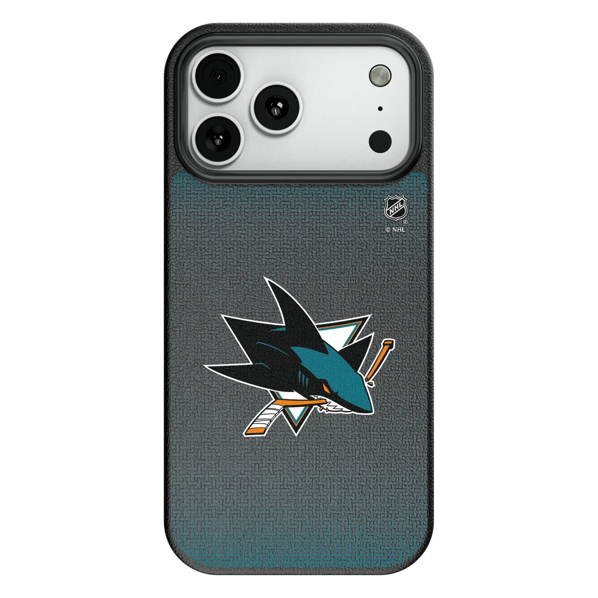 San Jose Sharks Linen MagSafe Compatible Phone Case for Apple iPhone