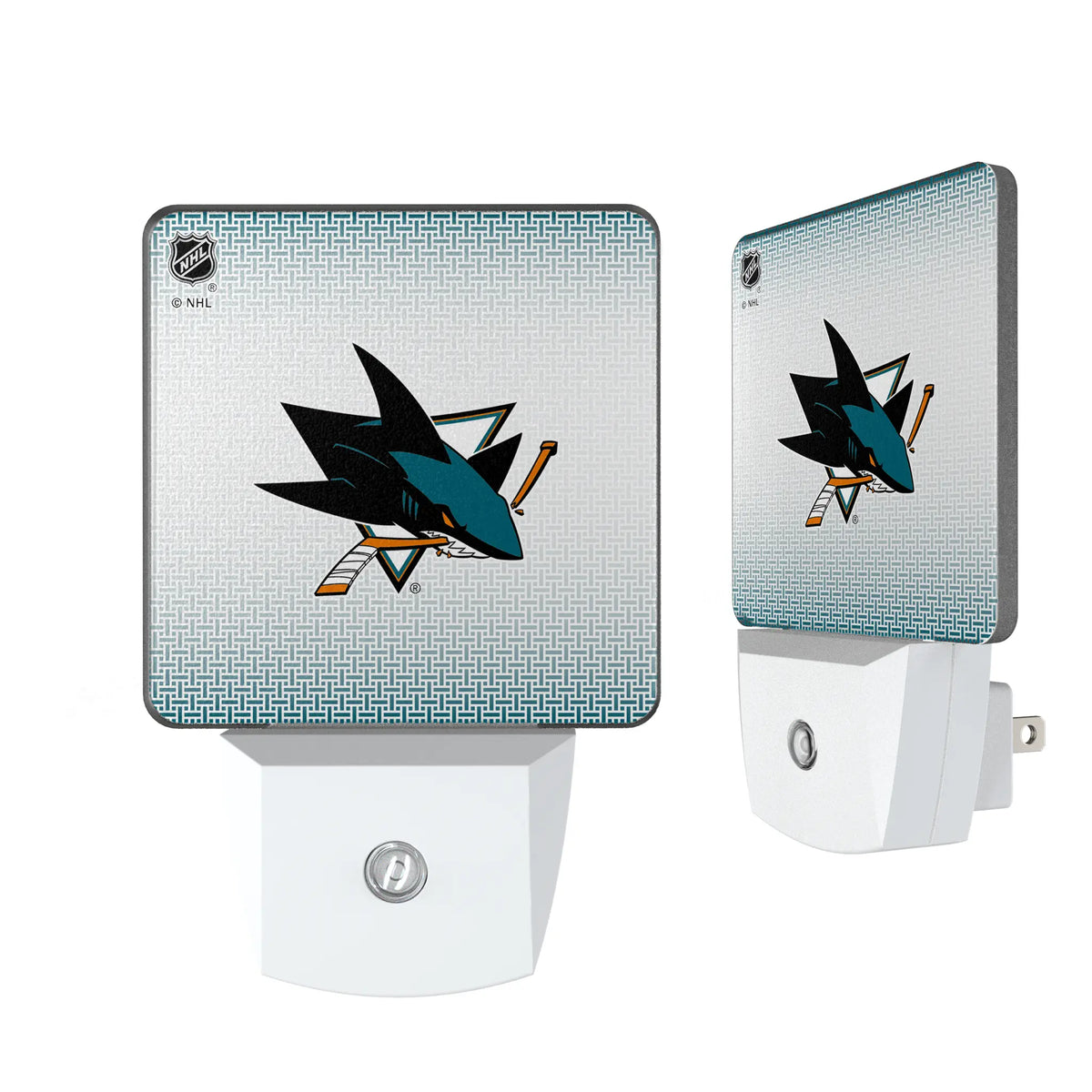 San Jose Sharks Linen Night Light 2-Pack