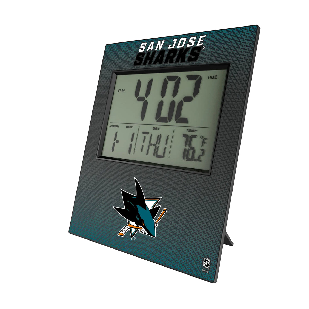 San Jose Sharks Linen Wall Clock