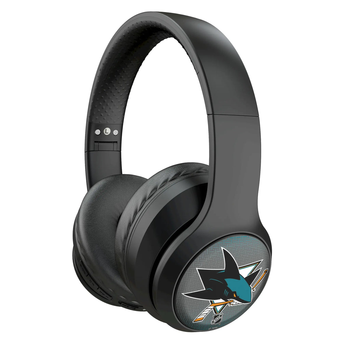 San Jose Sharks Linen Wireless Over-Ear Headphones With Case