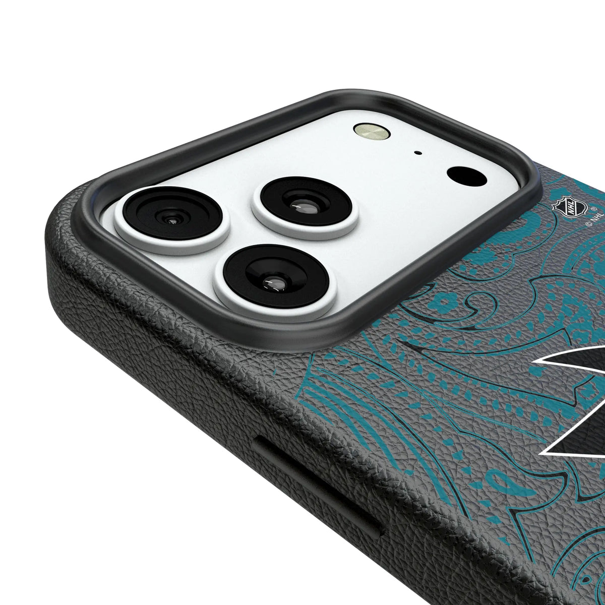 San Jose Sharks Paisley iPhone MagSafe Compatible Phone Case for Apple iPhone - Detail#Device_iPhone 18 Pro Max