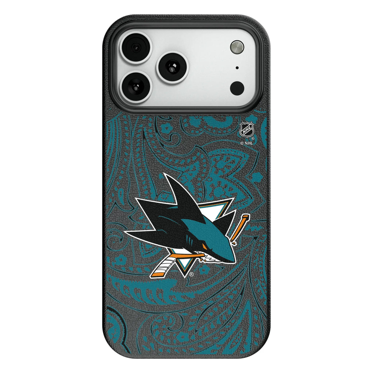 San Jose Sharks Paisley MagSafe Compatible Phone Case for Apple iPhone