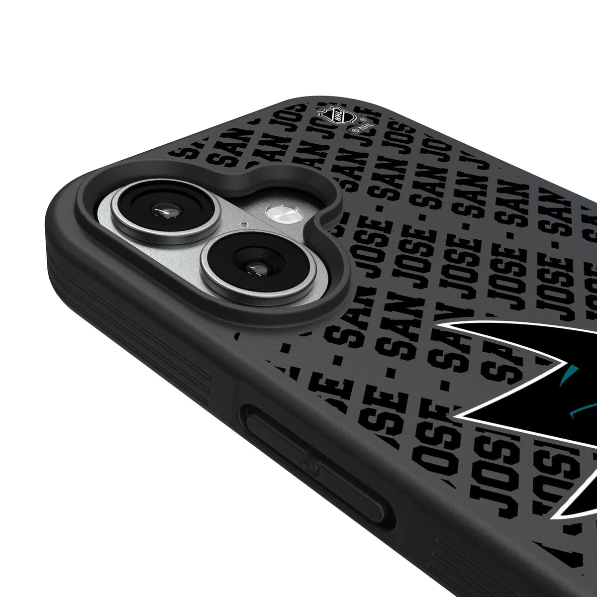 San Jose Sharks Personalized EndZone Plus iPhone Bump Phone Case for Apple iPhone - Detail#Device_iPhone 17