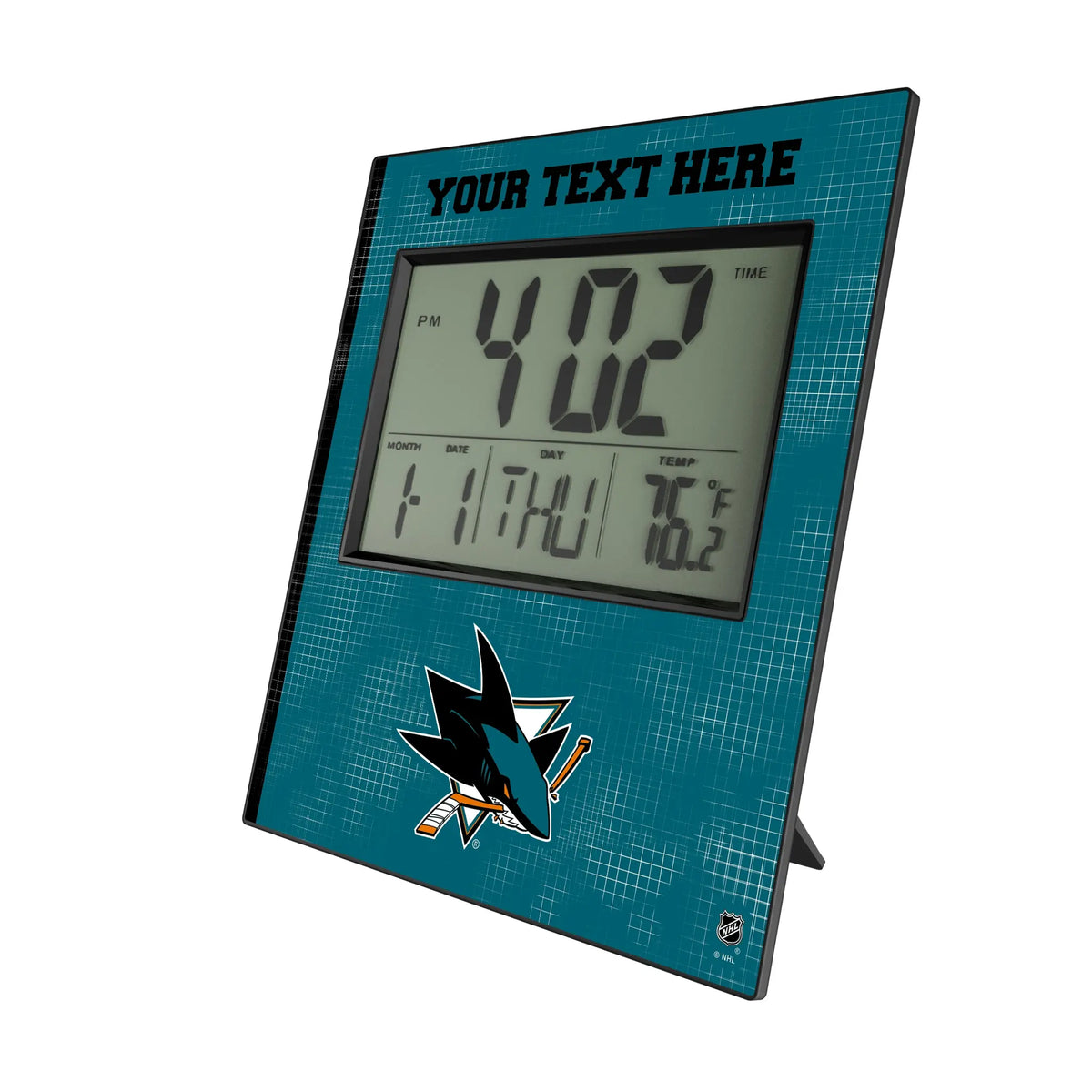 San Jose Sharks Personalized Hatch Wall Clock