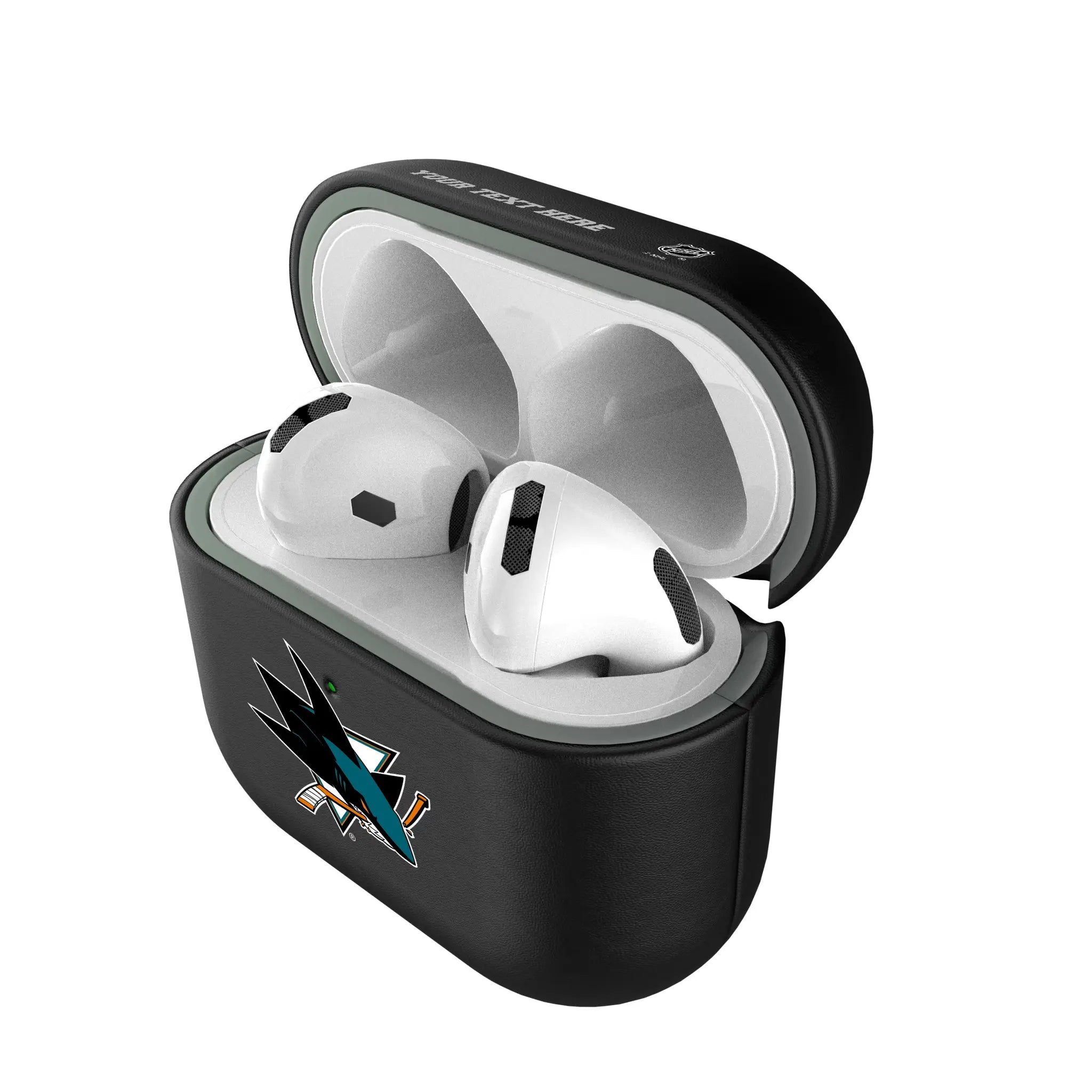 San Jose Sharks Personalized Insignia AirPods AirPod Case Cover#Device_AirPods 4