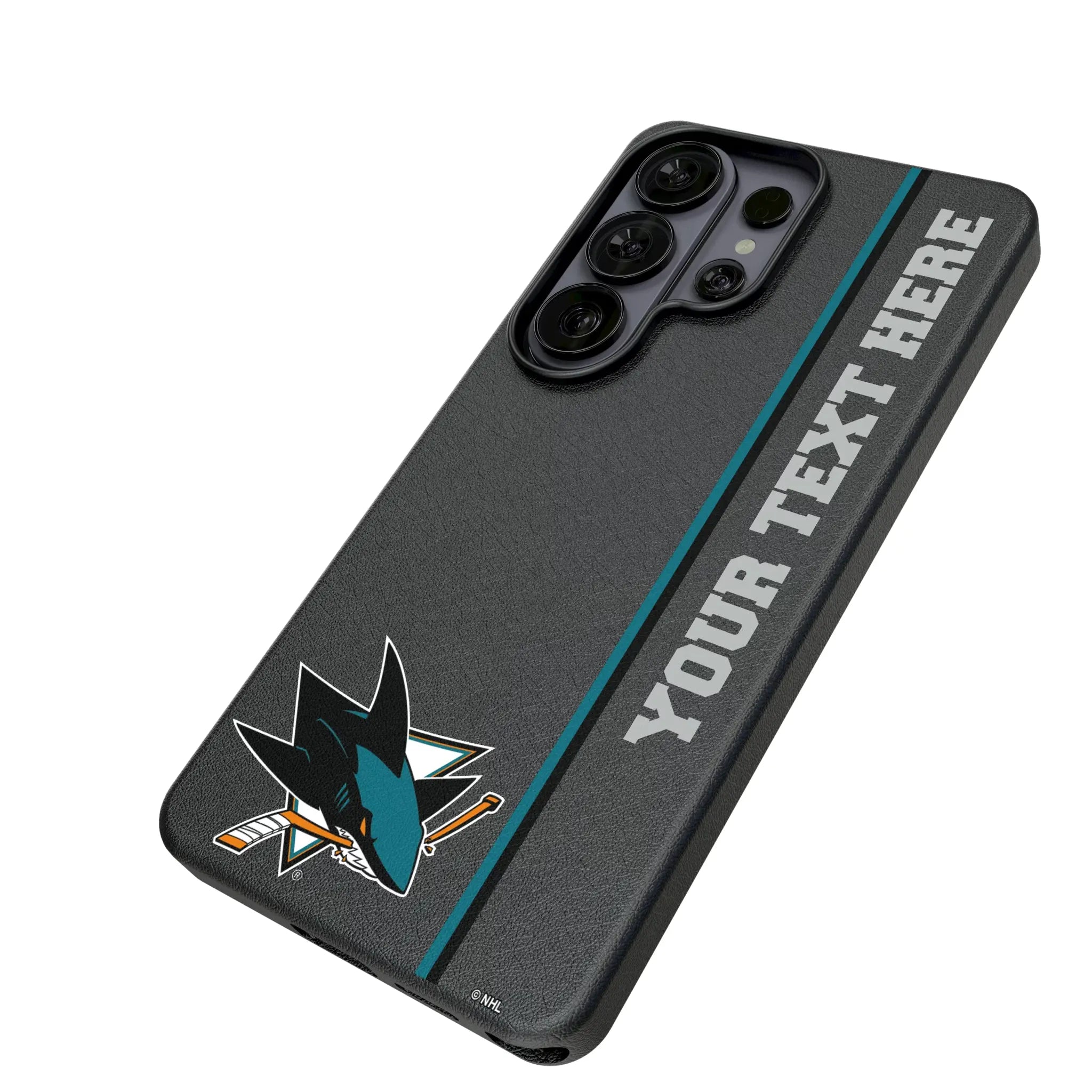 San Jose Sharks Personalized Sidebard Galaxy MagSafe Compatible Phone Case for Samsung Galaxy - Isometric View#Device_Galaxy S26 Ultra