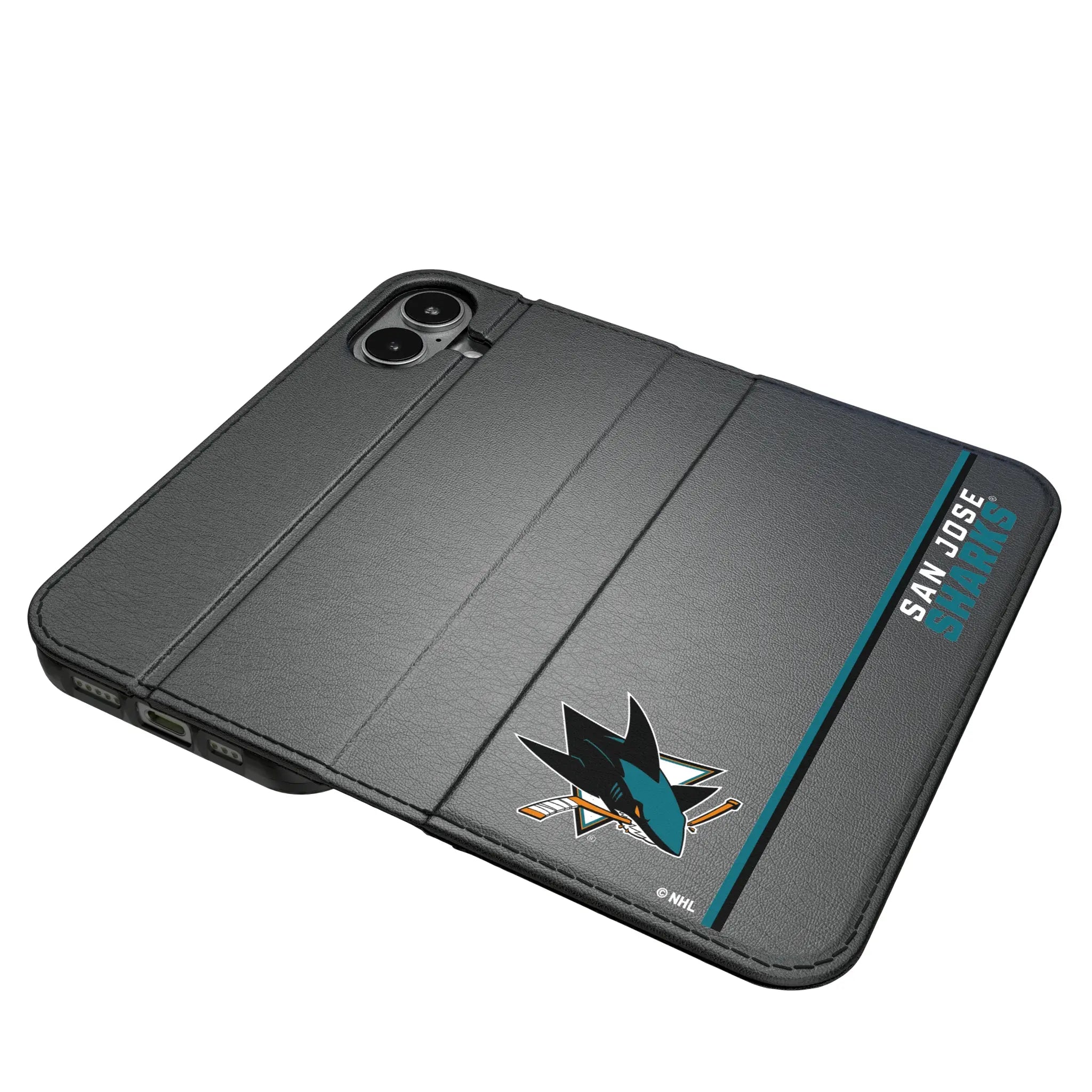 San Jose Sharks Sidebar iPhone Folio Phone Case for Apple iPhone#Device_iPhone 17