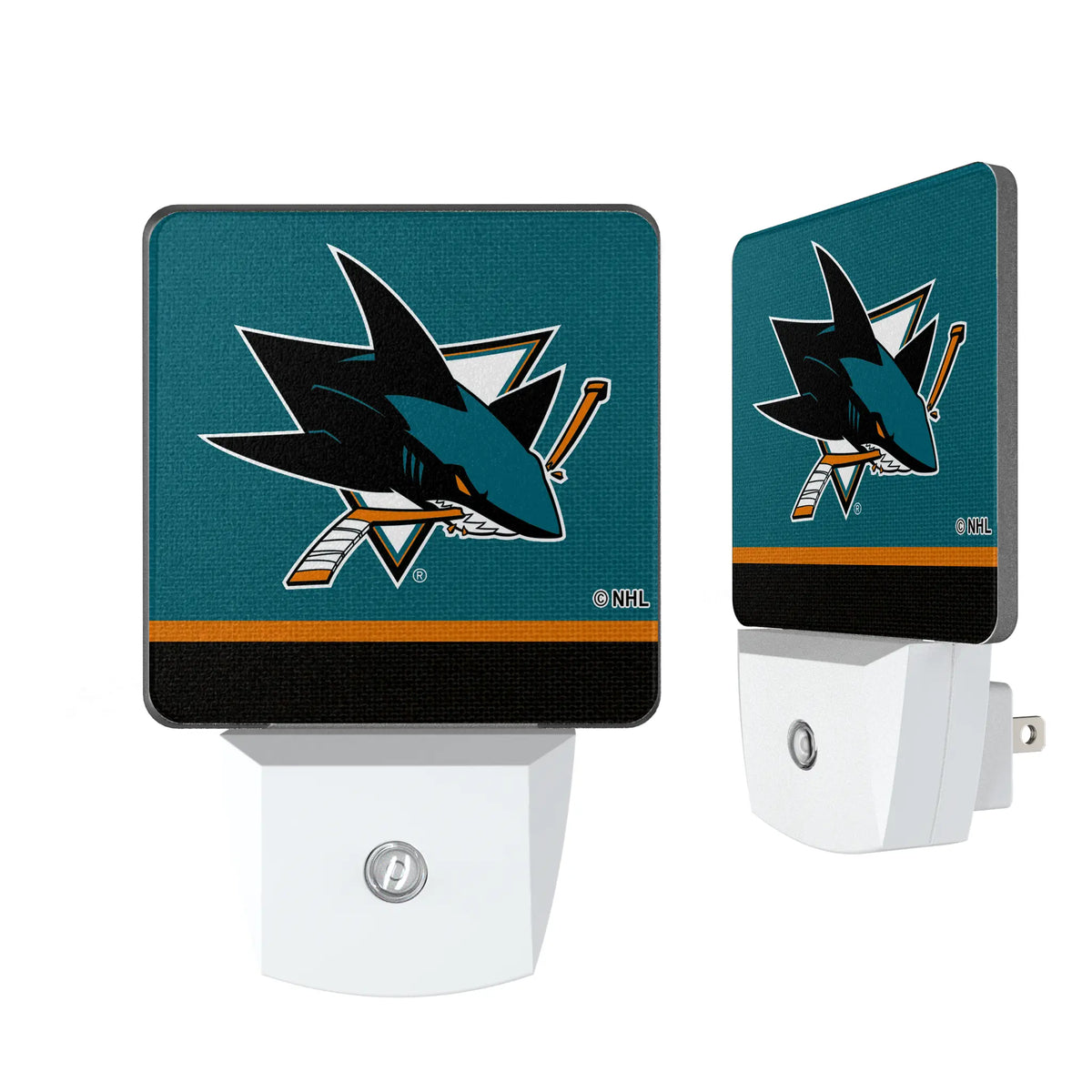 San Jose Sharks Stripe Night Light 2-Pack