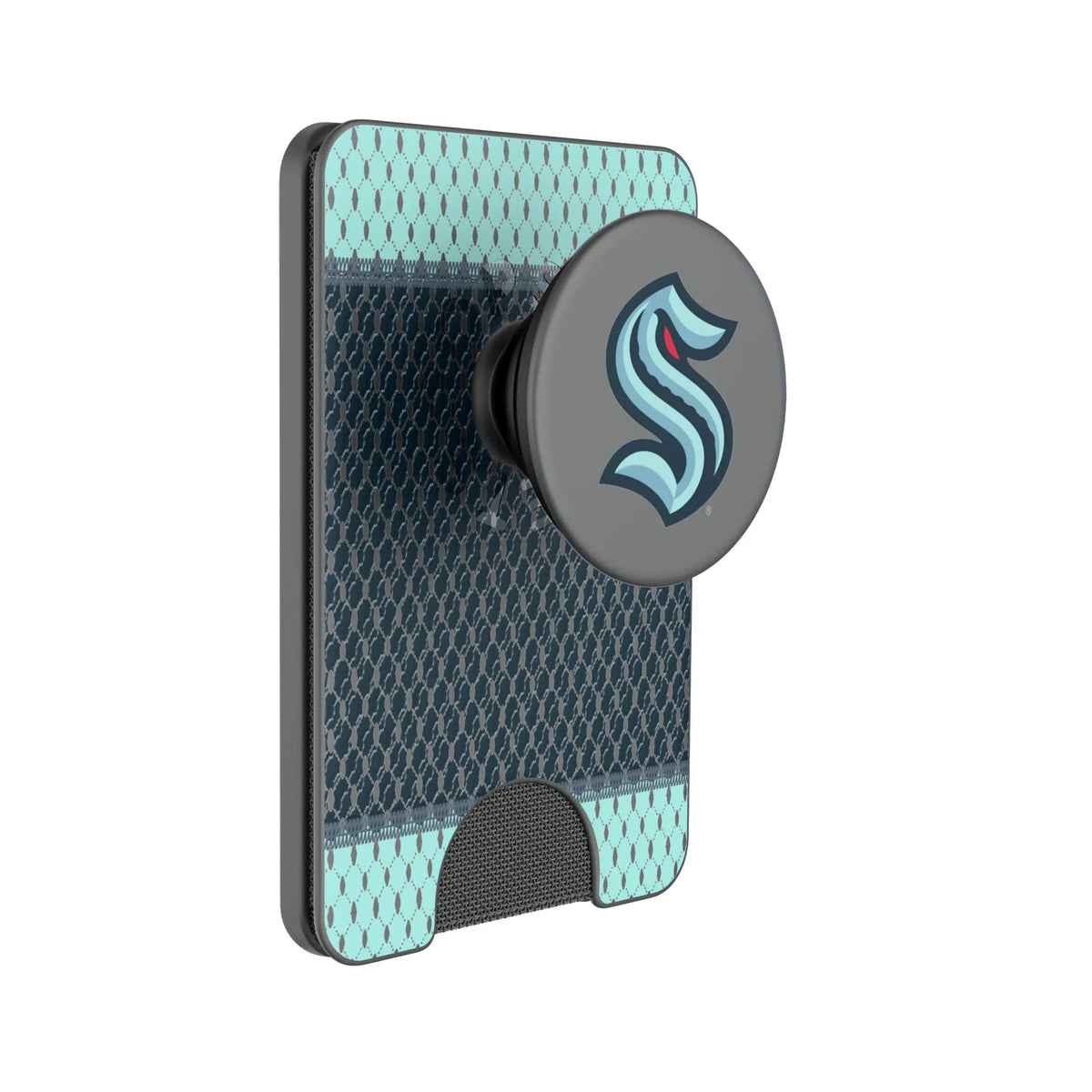 Seattle Kraken Mesh Popsockets Wallet Magnetic