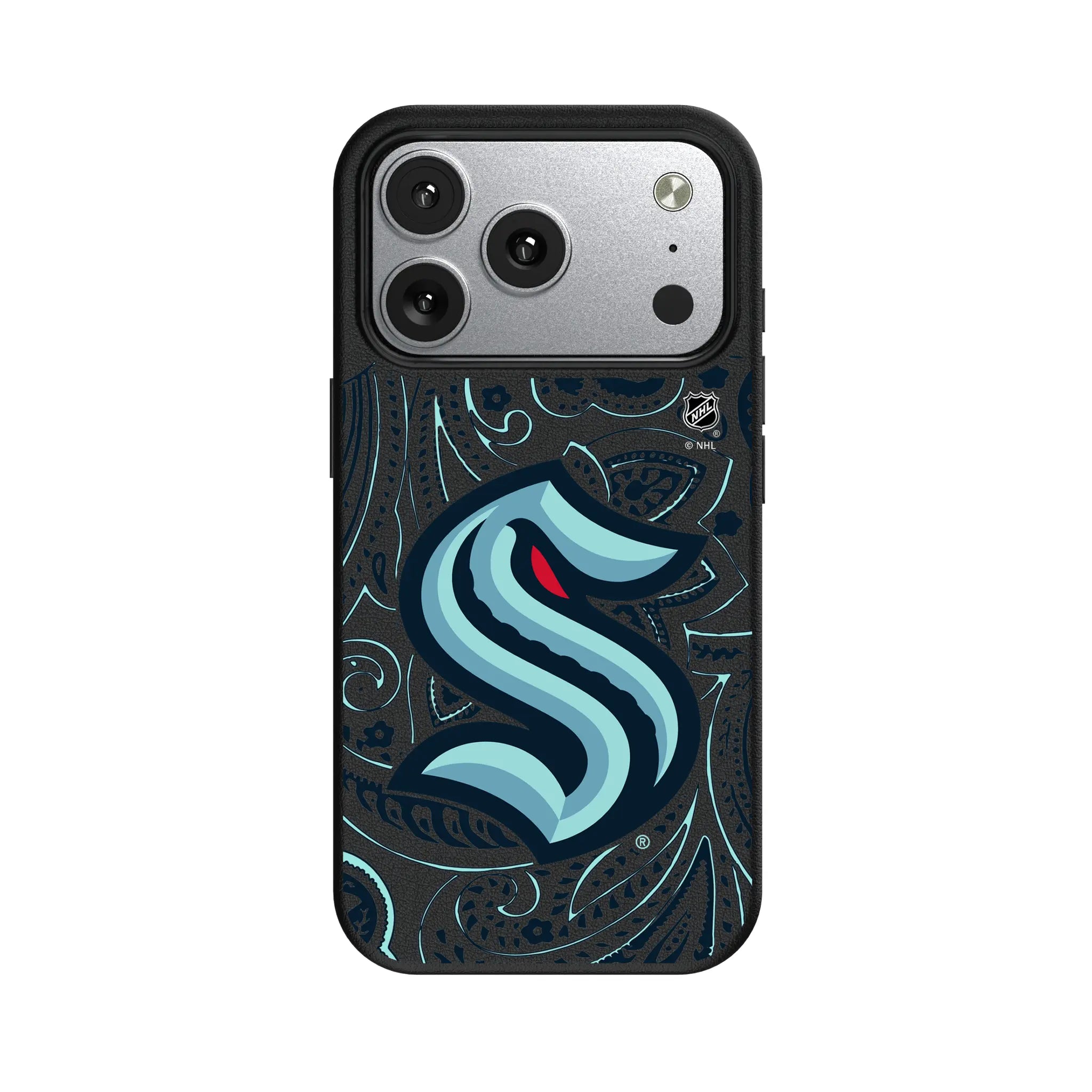 Seattle Kraken Paisley iPhone MagSafe Compatible Phone Case for Apple iPhone#Device_iPhone 17 Pro