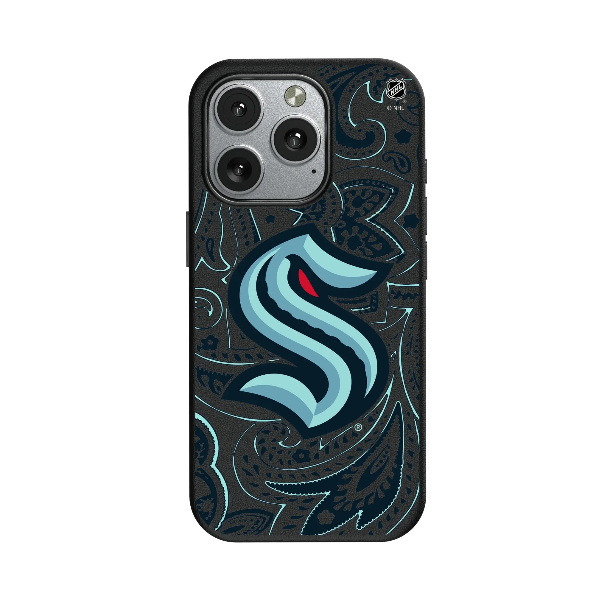 Seattle Kraken Paisley iPhone MagSafe Compatible Phone Case for Apple iPhone