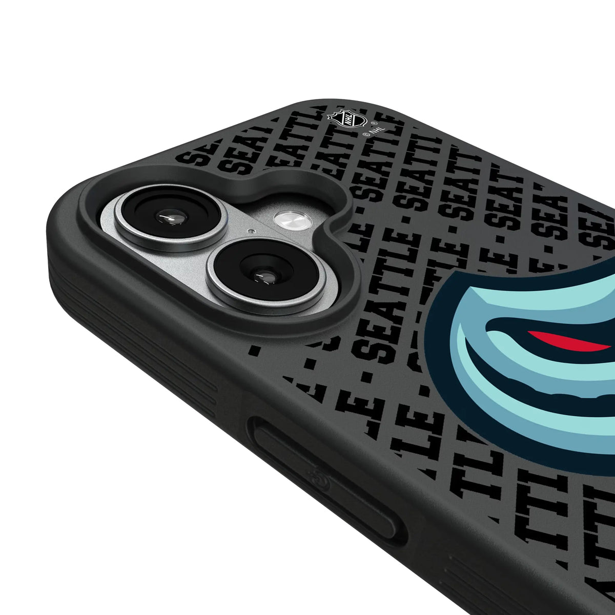Seattle Kraken Personalized EndZone Plus iPhone Bump Phone Case for Apple iPhone - Detail#Device_iPhone 17