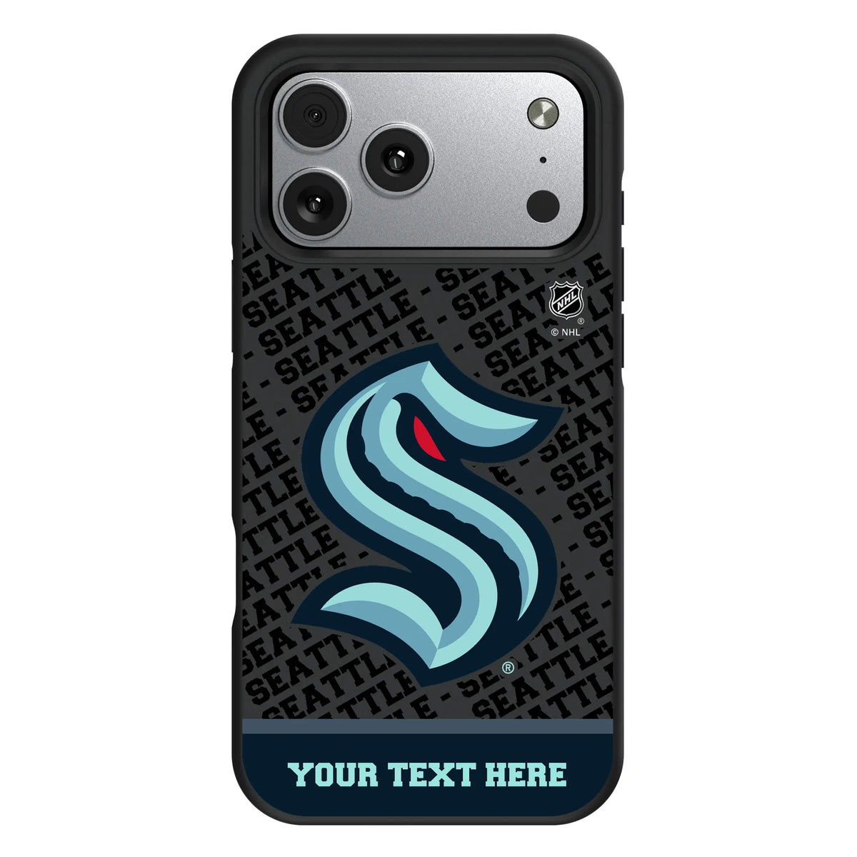 Seattle Kraken Personalized EndZone Plus iPhone Bump Phone Case for Apple iPhone#Device_iPhone 17 Pro Max