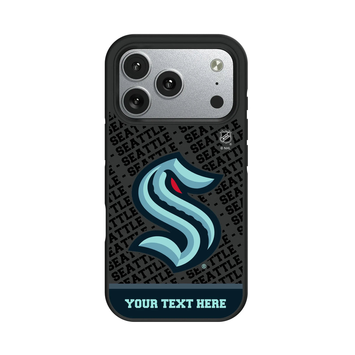 Seattle Kraken Personalized EndZone Plus iPhone Bump Phone Case for Apple iPhone#Device_iPhone 17 Pro